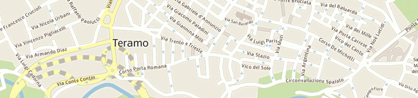 Mappa della impresa bonomo srl a TERAMO