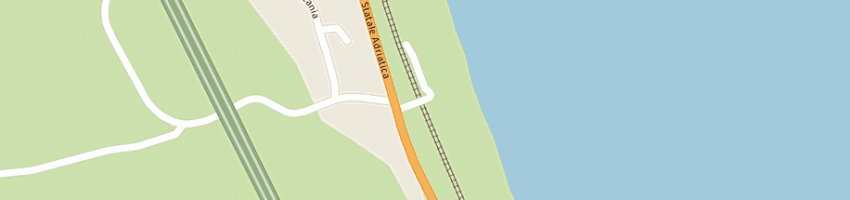 Mappa della impresa stabilimento balneare l'approdo a POTENZA PICENA