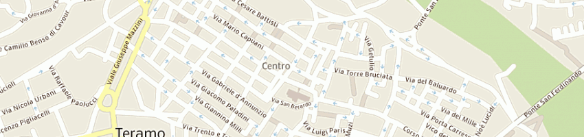 Mappa della impresa sacchetti lino a TERAMO