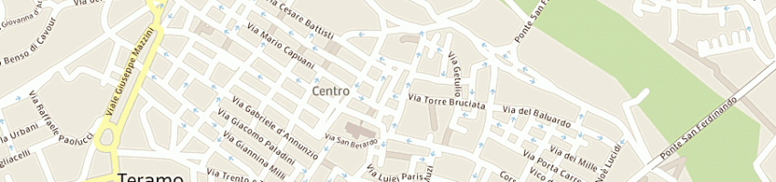 Mappa della impresa studio cbartolini e tulli a TERAMO