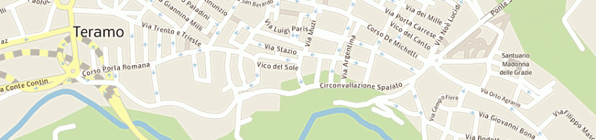 Mappa della impresa bruni fabrizio a TERAMO