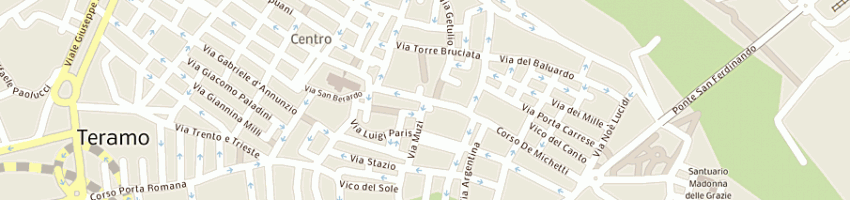 Mappa della impresa chiurazzi claudio a TERAMO