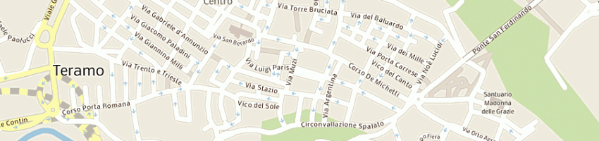 Mappa della impresa pompilii house (snc) a TERAMO