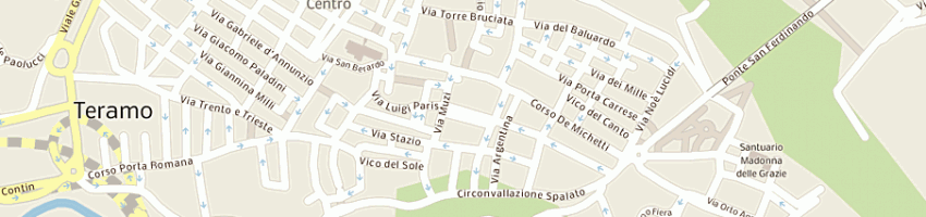 Mappa della impresa pasticceria panificio lucy di panettasnc a TERAMO