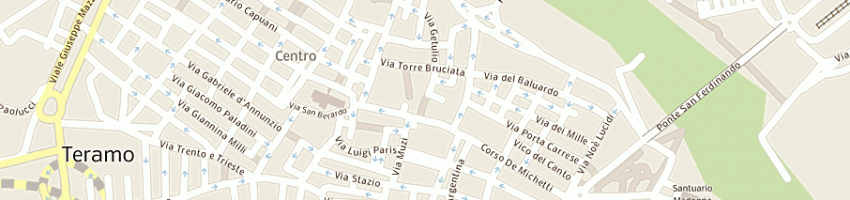 Mappa della impresa primacod srl a TERAMO