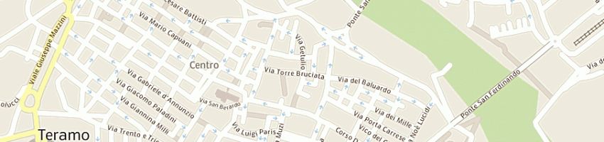 Mappa della impresa savini a TERAMO