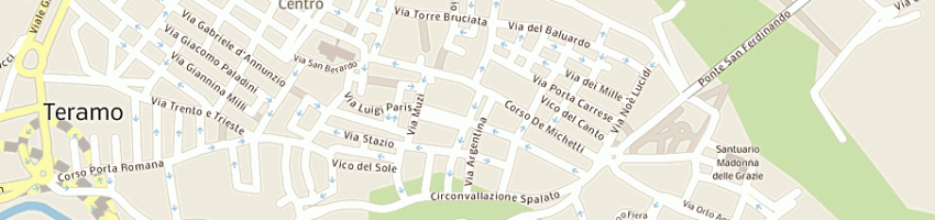 Mappa della impresa dragone ingg antonio e mario a TERAMO