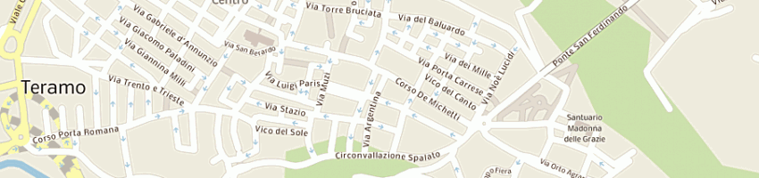 Mappa della impresa infosistemi data srl a TERAMO