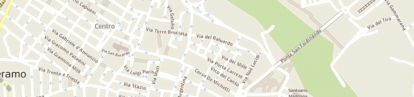Mappa della impresa di antonio pastificio (snc) a TERAMO