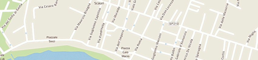 Mappa della impresa cataldi giuseppe a MINTURNO