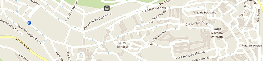 Mappa della impresa compagnia elettrica di isidori andrea e c snc a FERMO
