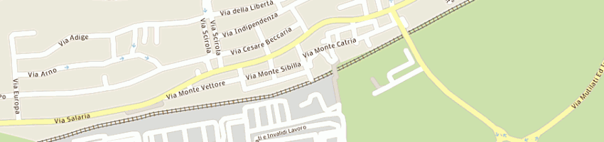 Mappa della impresa artigian meccanica di gigli c e c (snc) a APPIGNANO DEL TRONTO