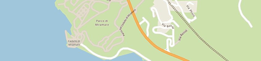 Mappa della impresa garden service miramare srl a TRIESTE