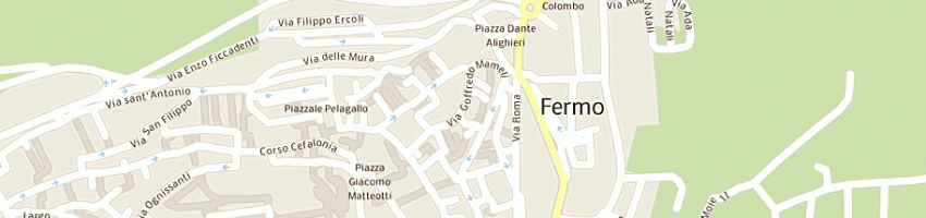 Mappa della impresa bar pizzeria bingo di vittori g a FERMO