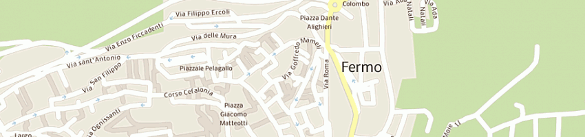 Mappa della impresa geoservice di capancioni robertoe c sas a FERMO