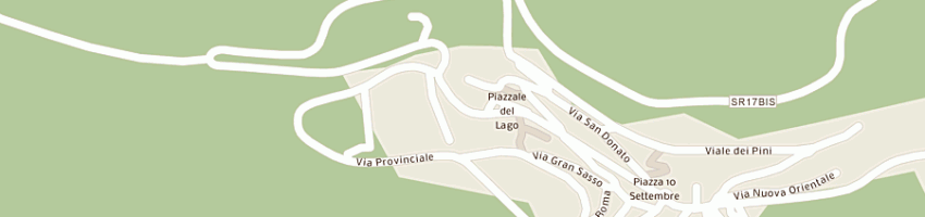 Mappa della impresa ente parco nazionale del gran sasso e monti della laga a CASTEL DEL MONTE