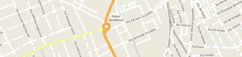 Mappa della impresa pro salus srl a CIVITANOVA MARCHE