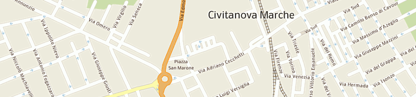 Mappa della impresa radio linea nâ°1 a CIVITANOVA MARCHE