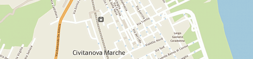 Mappa della impresa bar torrefazione cestola p e a a CIVITANOVA MARCHE