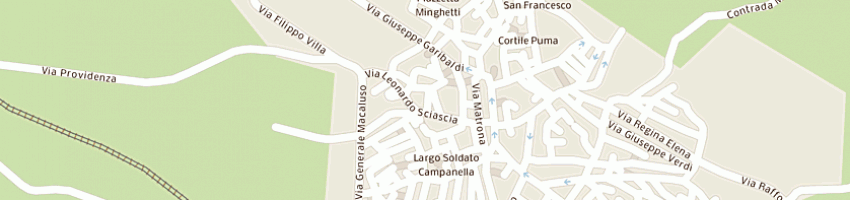 Mappa della impresa comune di racalmuto a RACALMUTO
