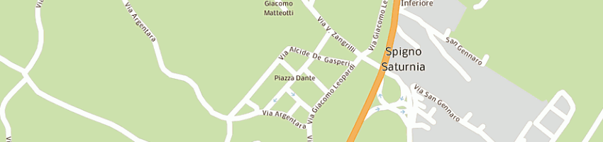 Mappa della impresa ass pro loco a SPIGNO SATURNIA