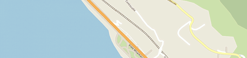 Mappa della impresa ristorante la rambla a TRIESTE