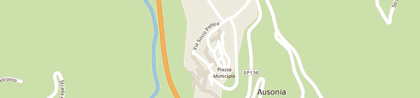 Mappa della impresa cosacco benedetto bioarchitetto a AUSONIA