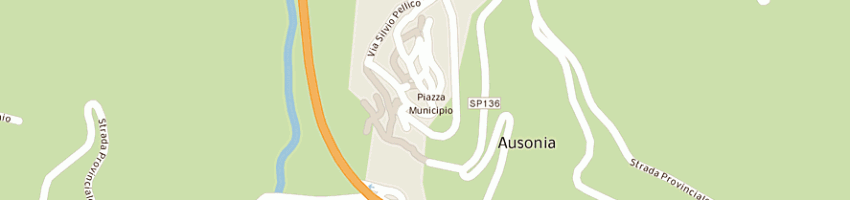 Mappa della impresa colorando snc di zegarelli gregorio e antonio a AUSONIA
