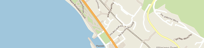 Mappa della impresa pizzeria bar raffele a TRIESTE