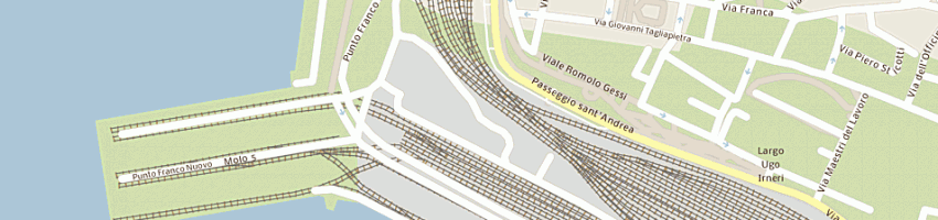 Mappa della impresa julia container service sas a TRIESTE