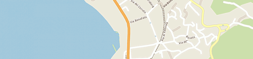 Mappa della impresa ristorante trattoria tre merli a TRIESTE
