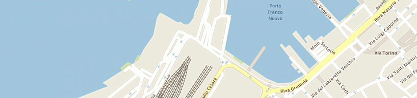 Mappa della impresa lega navale italiana a TRIESTE