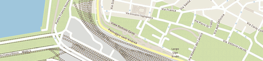 Mappa della impresa cinema ariston a TRIESTE