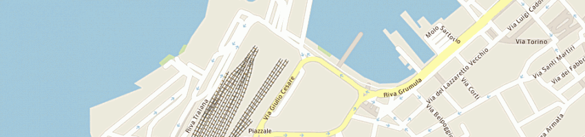 Mappa della impresa gierre srl a TRIESTE
