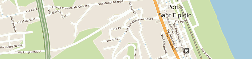 Mappa della impresa nero oro srl a FERMO