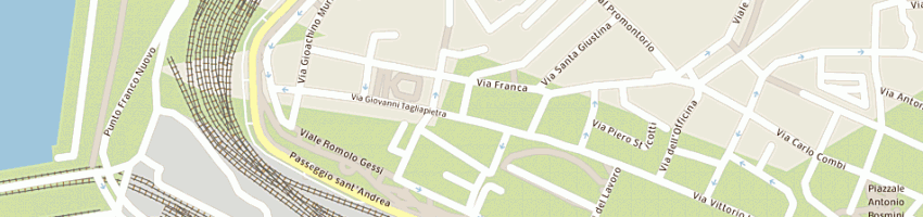 Mappa della impresa resciniti italo a TRIESTE