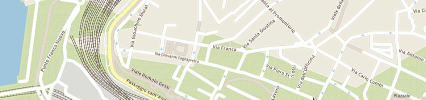 Mappa della impresa sponza roberto a TRIESTE