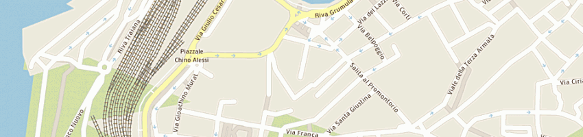 Mappa della impresa iniziative editoriali srl a TRIESTE