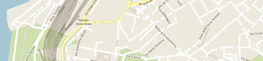 Mappa della impresa dipinteli di di pinto caterina a TRIESTE