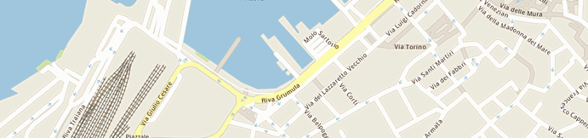Mappa della impresa societa triestina canottieri adria a TRIESTE