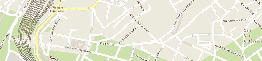 Mappa della impresa rean srl a TRIESTE