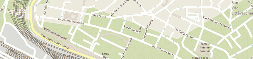 Mappa della impresa elettronica rizzi a TRIESTE