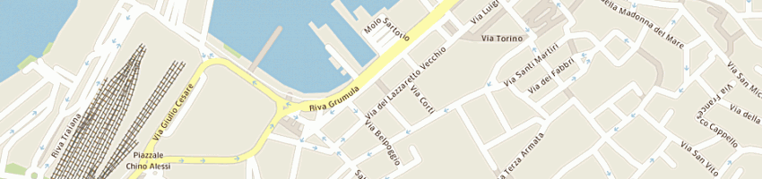 Mappa della impresa m h k consulting srl a TRIESTE