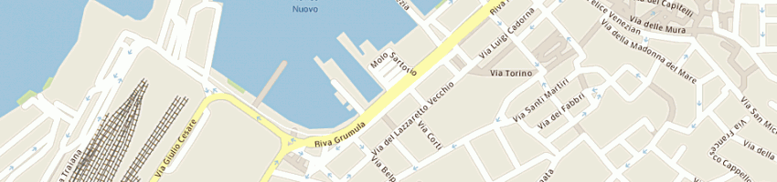 Mappa della impresa cecchini adriano e c a TRIESTE