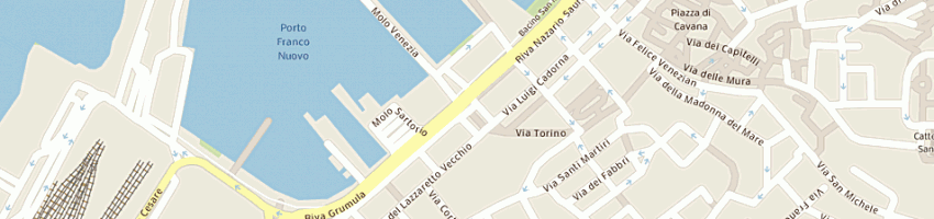 Mappa della impresa pescheria venezia di claudio petracchi a TRIESTE