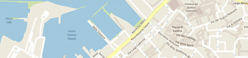 Mappa della impresa il pinguino a TRIESTE