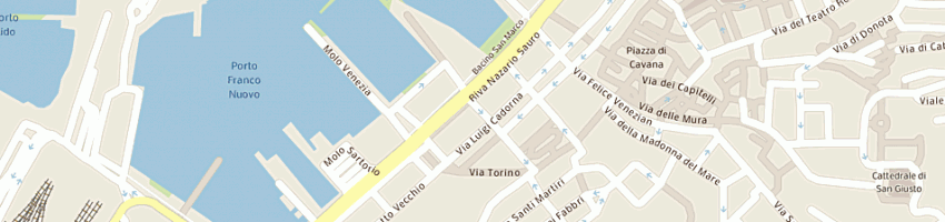 Mappa della impresa bar cattaruzza a TRIESTE