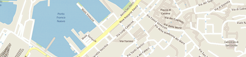 Mappa della impresa elettrogamma srl a TRIESTE