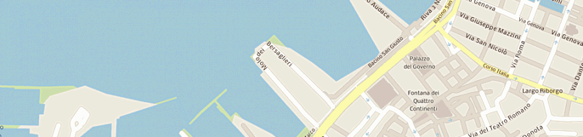 Mappa della impresa gruppo ormeggiatori del porto a TRIESTE