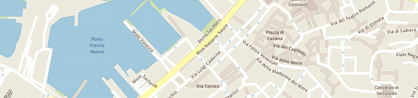 Mappa della impresa martinelli a TRIESTE